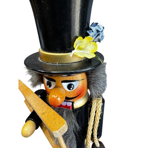 Steinbach Chimney Sweep Nutcracker With Box Germany 15 1/2" Model 028 Volkskuns - Picture 4 of 9